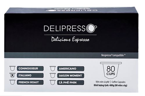 Delipresso Italiano 80 viên - Công ty TNHH Cà Phê Trà Phương Vy – Phương Vy Coffee